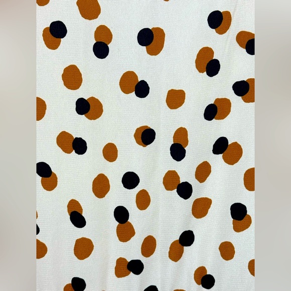 ALTAR’D STATE Polka Dot Babydoll Dress XS 17” p2p Tan Multi $80 Retail NWOT - Picture 7 of 12